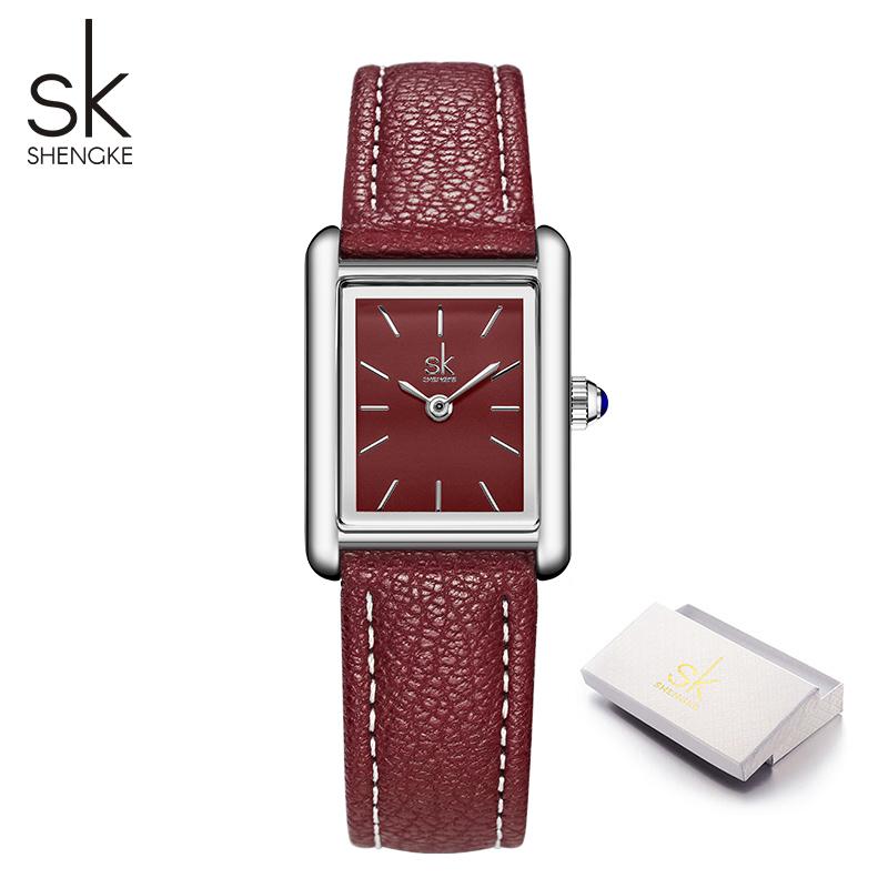 SHENGKE Elegant Ladies Watches Top Brand Women's Quartz Wristwatches Fashion Styles Female Best Gifts Clock