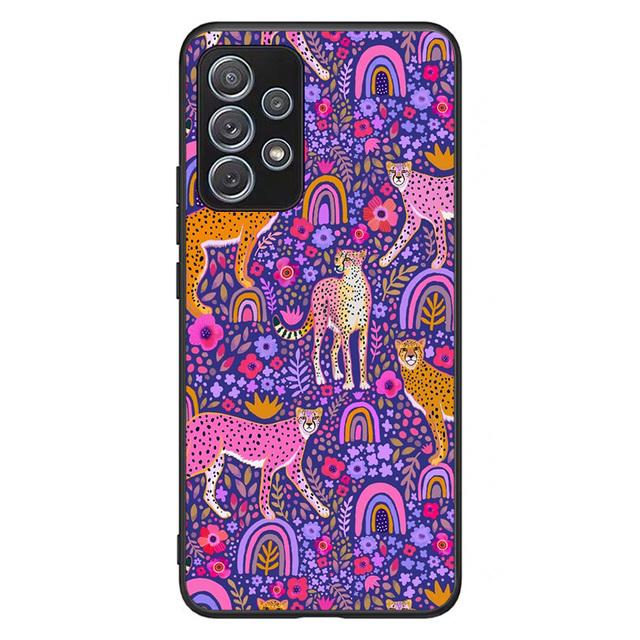 

Прохладный чехол для телефона с изображением гепарда и нефрита джунглей для Samsung Galaxy A03s A10 A20 A21s A31 A40 A41 A42 A50 A51 A52 A70 A71 A72 A32 A82 For Galaxy A50