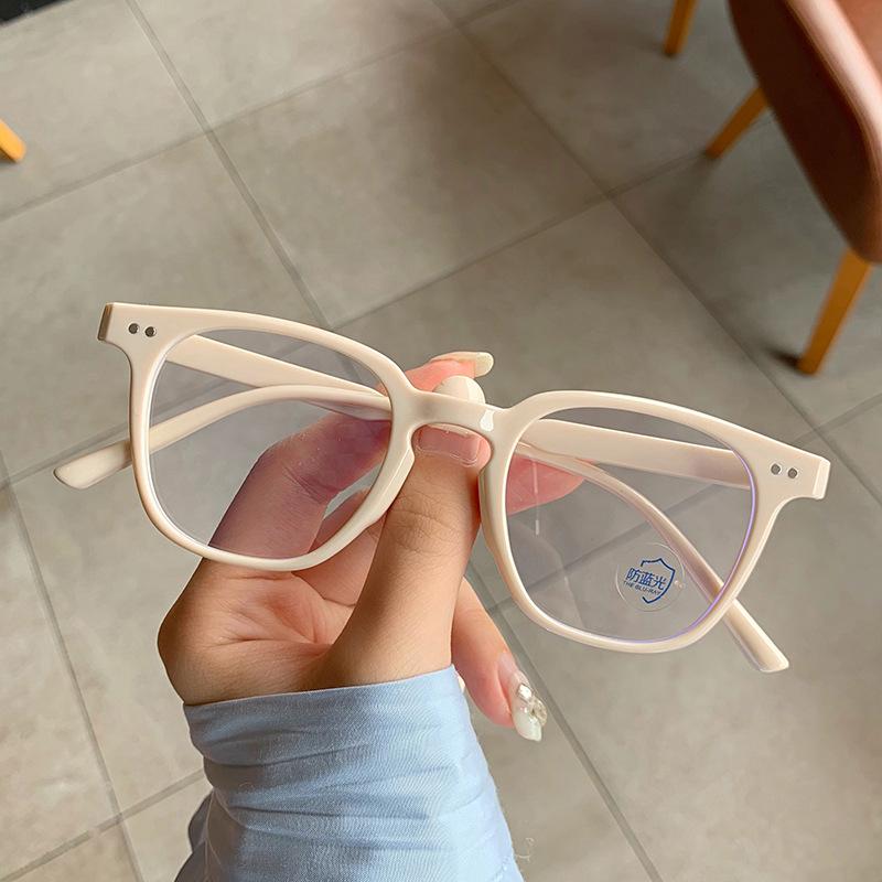 

Latest Style Women s Eyeglasses Retro Vintage Style Square Shape Eye Eyeglasses Frames for Female Blue Lightweight Blocking Computer Office Glass