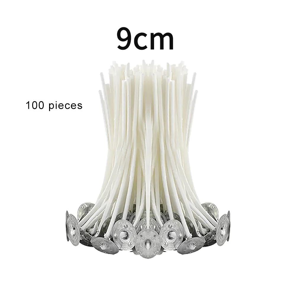 Special Price 100pcs Candle Wick Smokeless Cotton Wax Core 9-20cm Cotton Core DIY Handmade Candle Making Supplies Oil Lamp