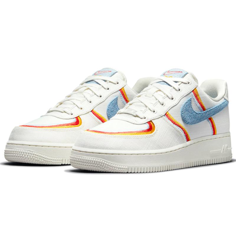 Nike Air Force 1 Low 'Sail Denim Swoosh' Women's Sneakers DJ4655-133