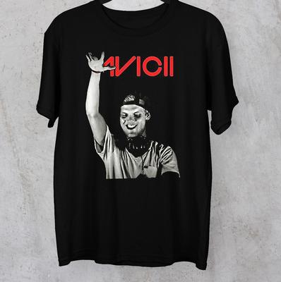 Avicii NEW Artwork Black  Unisex Tee Sizes S To 5XL Unisex T-Shirt