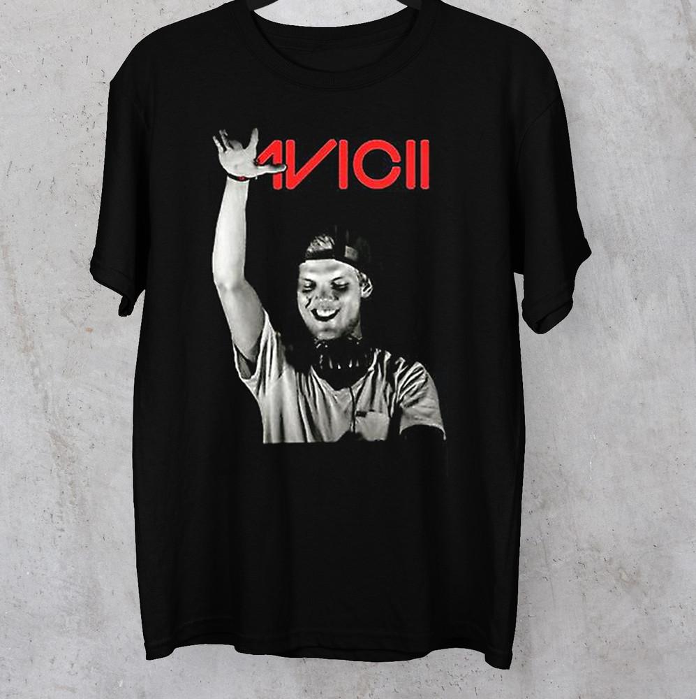 Avicii НОВЫЙ арт-объект черный Унисекс футболка размеры от S до 5XL Унисекс футболка XXXXL