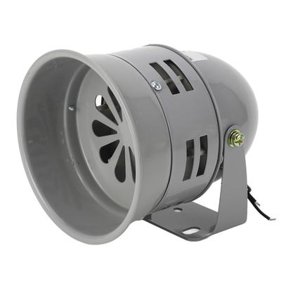 Industrial Alarm Buzzer Motor Driven Siren 120dB 40W Gray Iron Shell Fire Horn Electronic Component