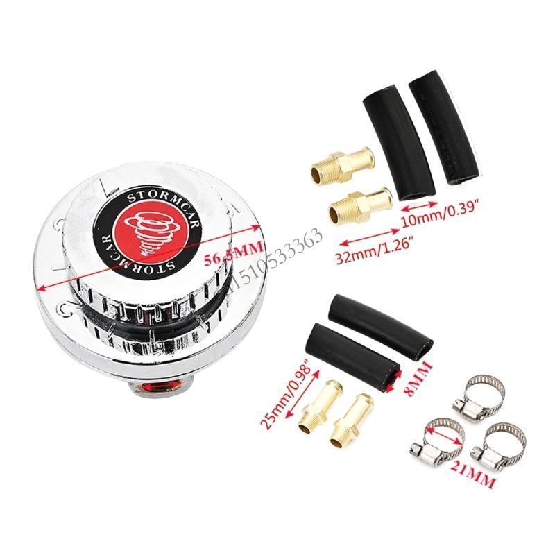 090E Car Modified Carburetor Manual Adjustable 1-5PSI Pressure Regulator