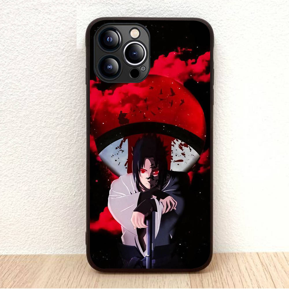 Měkké pouzdro BW-3 Anime Naruto Sasuke pro Samsung A15 A51 A04s A10s A11 A70 A12 A05s A14 A22 A23 A32 A50S M31 M51 M52 M53 A25 A30S A52 A55 A71 A72 S10 S9