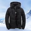 Down Jacket Men, White Duck, Winter Coat, Windproof, Warm, Parkas, Travel Camping, Overcoat, New In, Thicken, Solid Color, Hooded, Clothing