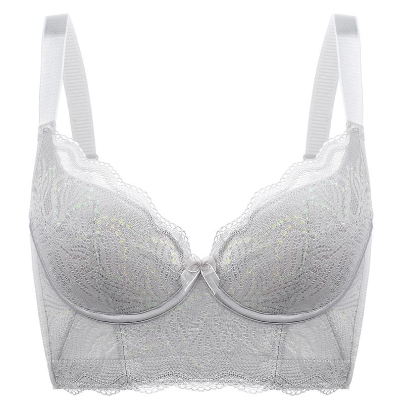 Sexig spets-bh Damer Push Up Bralette Plus Size D E Kupa Sensuella underkläder Samlande Tunn Fancy Underkläder