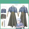 Genshin Impact Kamizato Ayato Cosplay Kostým Kimono Oblečení Halloweenský Oblek