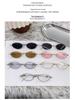 Jennie-Style Diamond Oval Sunglasses: High-End European & American Street Fashion for Women