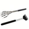 2PCS Stainless Steel Back Scratcher Telescopic Scratching Retractable Back Scratcher Massager Relieve Itching Body Relaxation