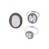 Juego de anillos de dedo apilables creativos, piedras preciosas artificiales, regalo de joyería para mujer