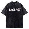 LNGSHOT Jay Park Same T Shirt Vintage Washed Cotton Summer Street Style ShortSleeve Tee Men Women Trendy Hip Hop Crew Neck Top