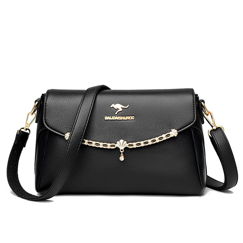 

Летняя модная новая корейская женская сумка через плечо из высококачественной мягкой кожи