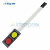 1*2 3 4 5 Interruptor de Membrana con Botones 3*4 4X5 Teclado Matricial 1X6 Panel de Control con Botones y LED Kit DIY Para Arduino