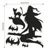 Happy Halloween Wall Sticker Window Home Decoration Halloween Wall Sticker Photo Wall PVC 42*52cm KTY