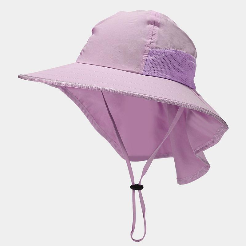 Sun Hat Children Spring and Summer Quick Drying Sun Protection Face UV Protection Bucket Hat Men's and Women's Hats Outdoor Ventilation