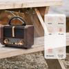 Vintage Wireless Speaker with FM Radio Bluetooth USB TF Mp3 TWS Wood Design