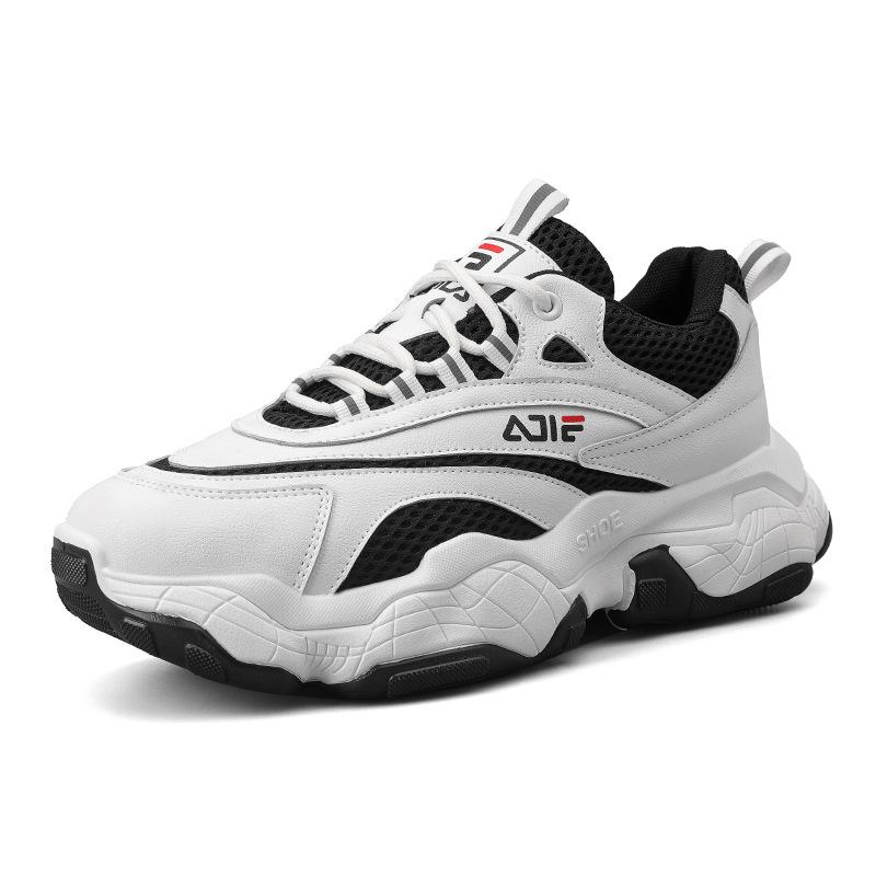 

Мода 2024 Весна и Лето Повседневная мужская обувь Трендовая мужская спортивная обувь На шнуровке Уличная Молодежная Обувь Папы мужские модные кроссовки 44 чёрный