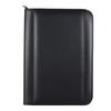 Tragbares Professionelles Business-Portfolio Padfolio Mappe Dokumentenmappe Organizer A5 PU-Leder Reißverschluss mit Rechner