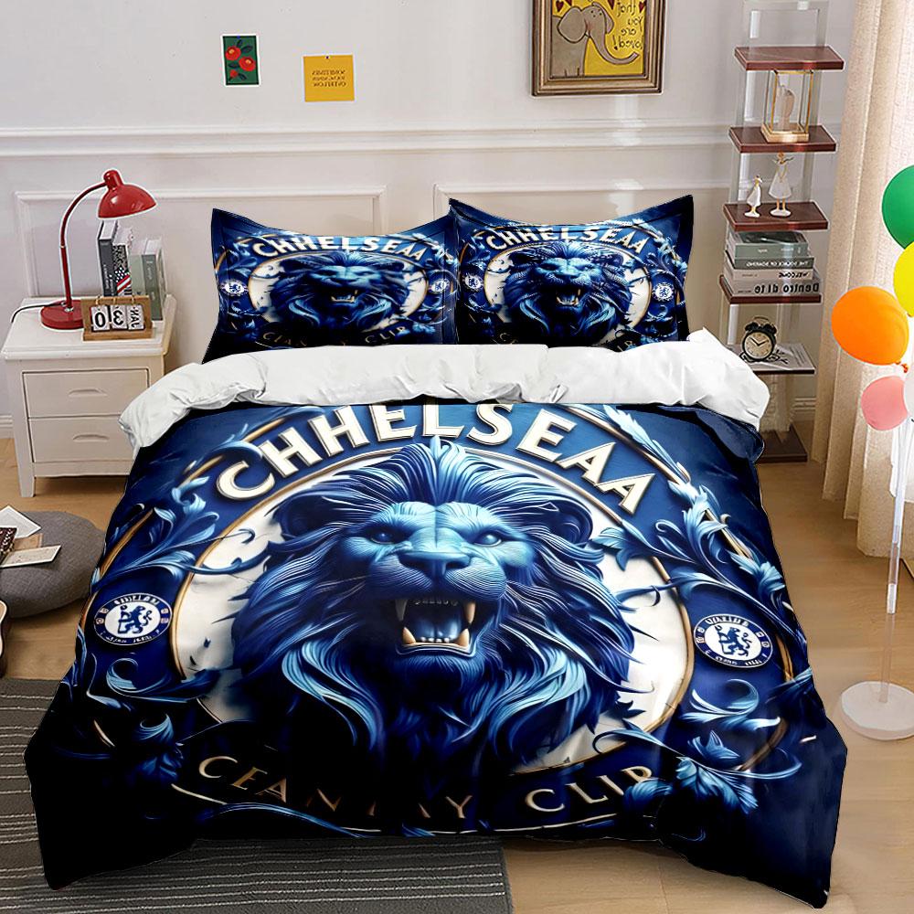 

Blue lion, Chelsea logo. Bedding sets Duvet cover sets Duvet covers Pillowcases(1 * Duvet Cover 2 * Pillowcases, without duvet insert) 135x200cm
