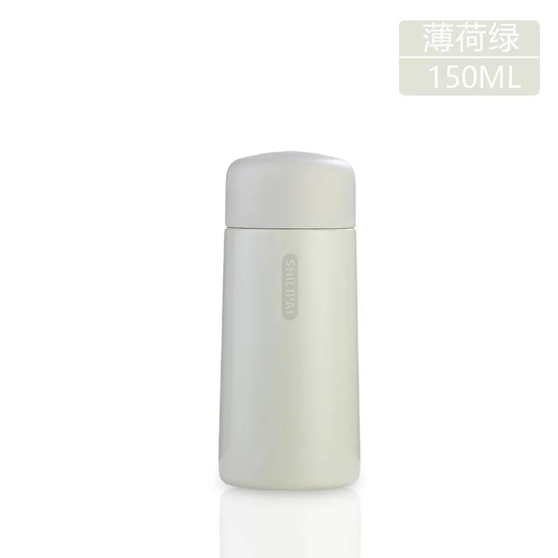 

Convenient Mini Stainless Steel 150ml Thermos Cup Ultra-compact Portable Leak-proof Fashion Water Cup Drinkware Thermos Kettle 150ml мятный зеленый