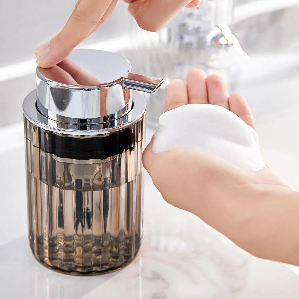 Push-type Foaming Soap Dispenser Refillable Foam Pump Jar Premium Hand Pump Bottle  Shower Gel