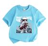 Kids Boys Girls 100% Cotton O-neck Short Sleeve T-shirt, Cut