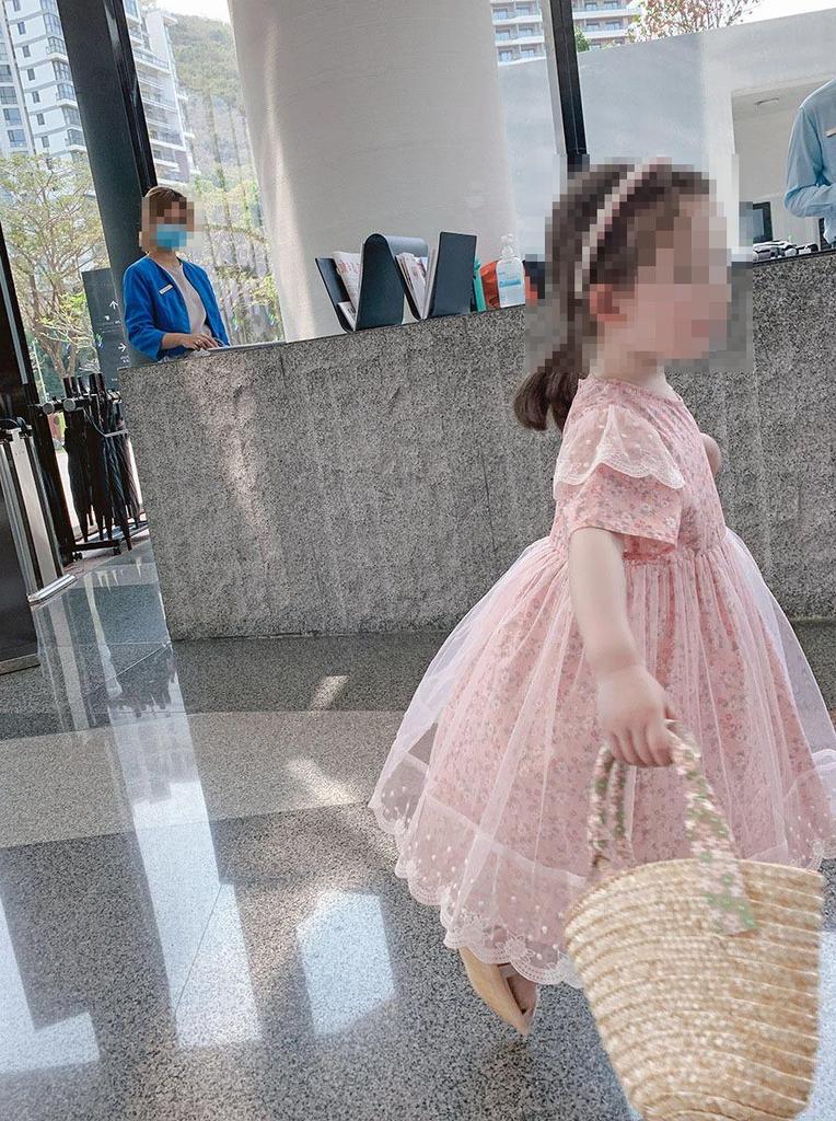 Koreanisches schickes Mädchen-Blumen-Netz-Prinzessinnenkleid - Sommerkollektion 2026.