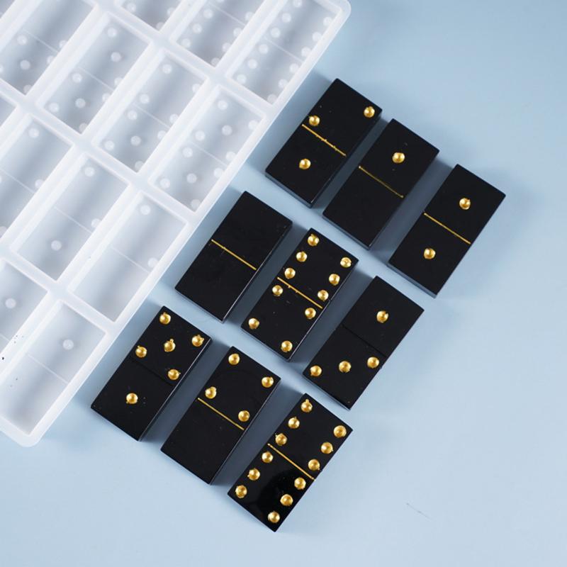 Diy Domino Formička Silikonová Forma Nástroje na Výrobu Řemesel Forma na Hru z Epoxidové Pryskyřice