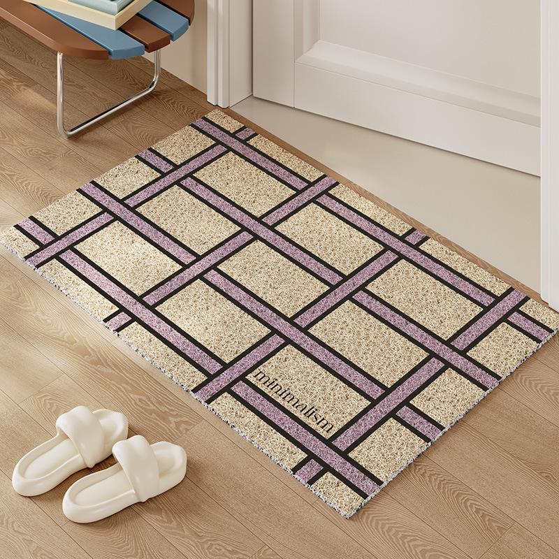 

Plaid Non-Slip Entrance Mat - Wear-Resistant, Cuttable Floor Mat for Dust & Mud Wiping 40*60 cm