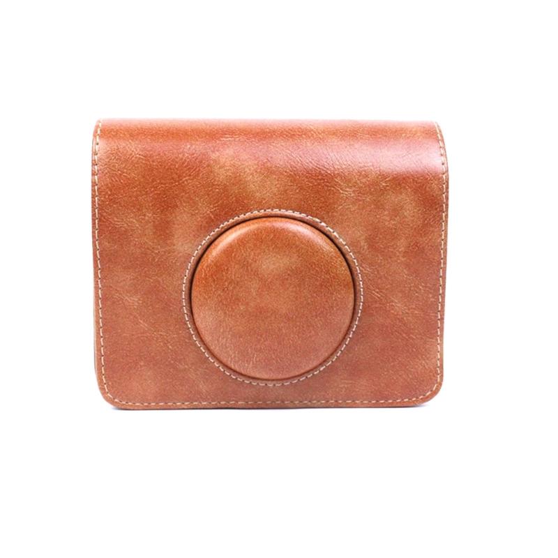 Camera Protective Case Travelling Bag PU Leather Soft Shoulder Bag for Mini EVO Film Camera Bag