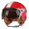 New Open Face 3/4 Motorcycle Helmet Retro Motorbike Helmets Vintage Chopper Capacete De Moto Bike Scooter With For Men Women DOT