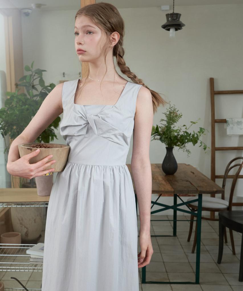 Peullobeu Twist Flare Dress_S/Bl