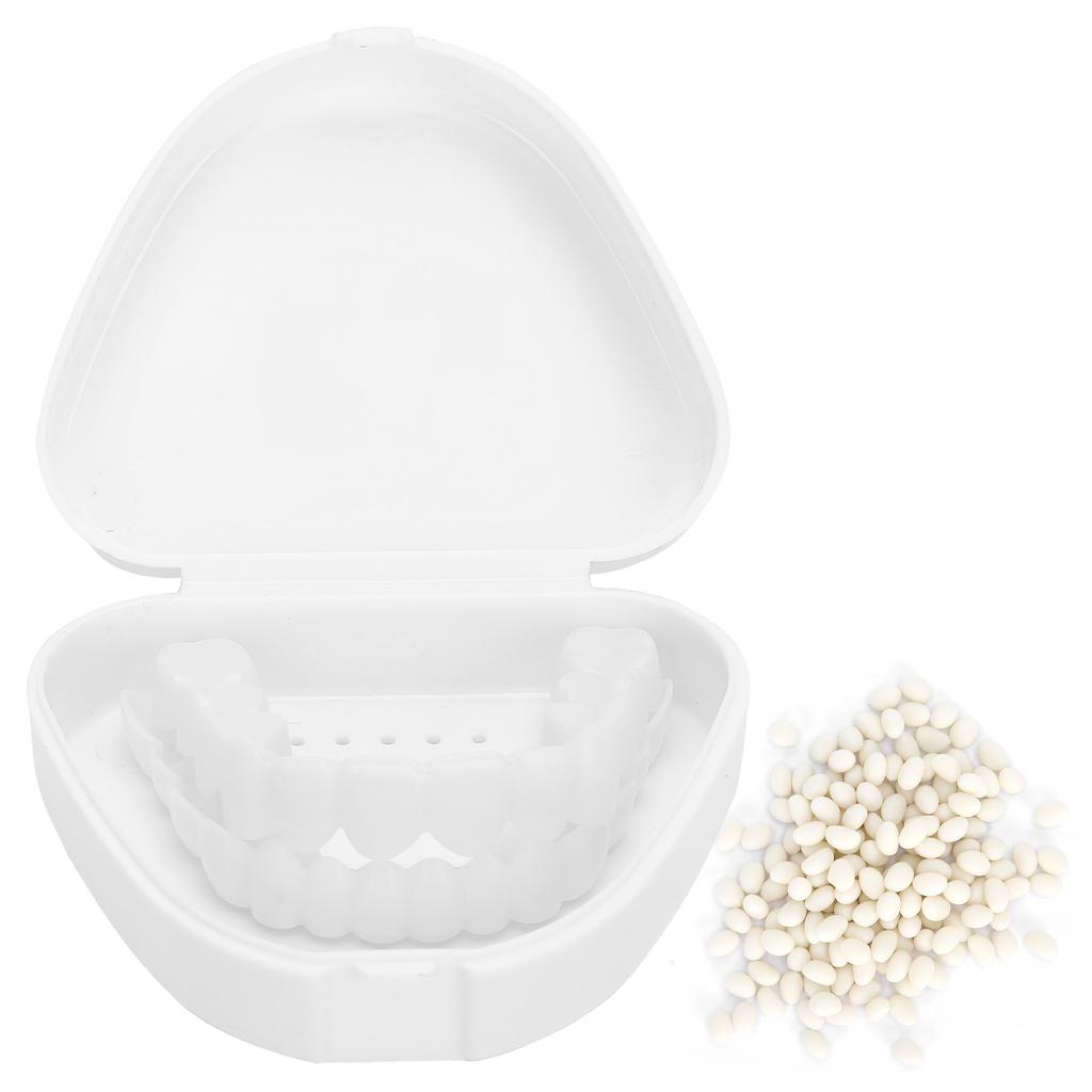 Upper and Lower Denture False Teeth Cover Dental Orthodontic Teeth Corrector Whitening Protector