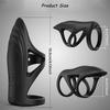 Vibrating Cock Ring Penis Sleeve, Penis Ring Male Penis Vibrator Extender for Testicles G Spot Stimulation Sex Toy for Men Women