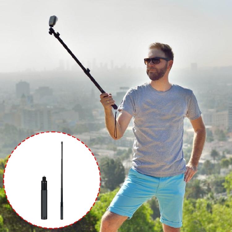 Compactly Rotating Lock Selfie Stick Extension Poles Rod Adjustable Shoot Angle for Travel Photography Enthusiasts