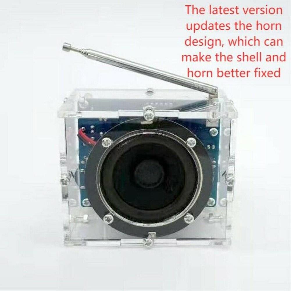 Liten 87MHz-108MHz FM Digitalradio DIY-sett Passer Loddelæring Undervisning