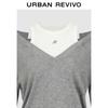 UR 2026 Women's Elegant Color-block Embroidered Knit Sweater