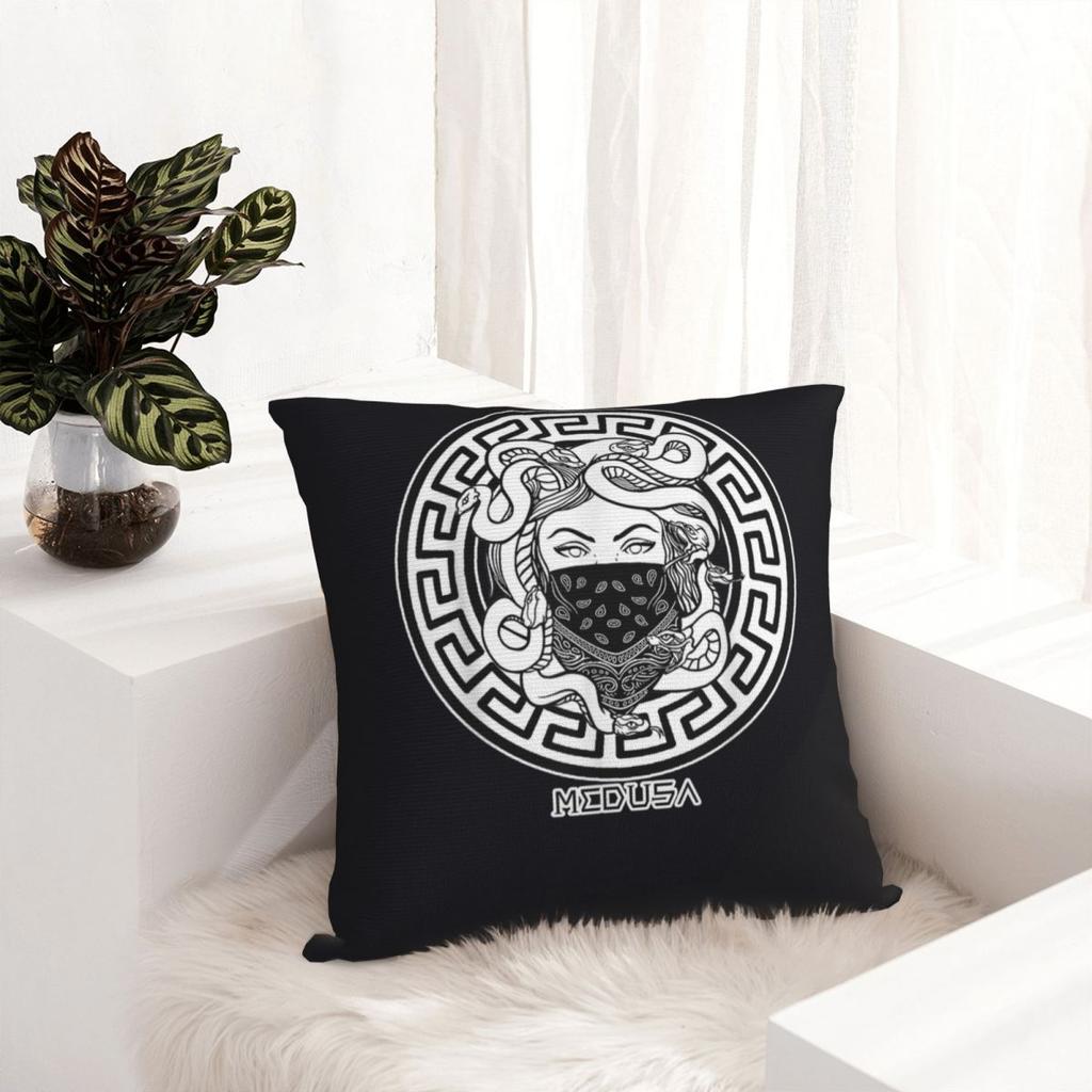Medusa Nacient Greek Mythology Square Pillowcase Cushion Cover Pillow Case Throw Pillow Cover For Home Sofa Living Room