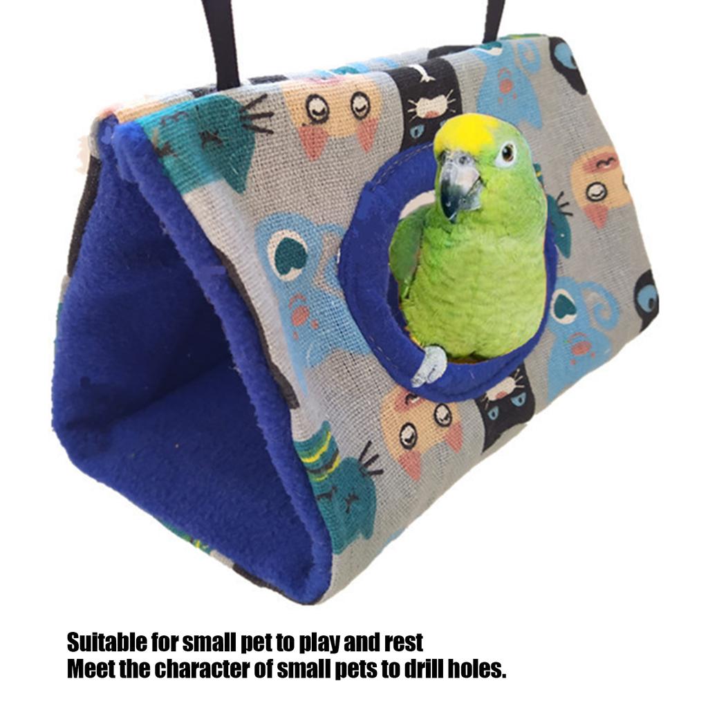 Warm Bird   House Plush   Hanging Hammock Sping Bed for Hamster   Parakeet