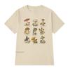 Vintage Fashion Mushroom Print Oversized T Shirt Egirl Grunge Aesthetic Streetwear Graphic Tees Women Tshirt Cute Tops