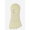Women's Spring and Summer Thin Mesh Boat Socks, Antibacterial and Anti-infection Five-finger Socks, Boneless Invisible Cotton Socks