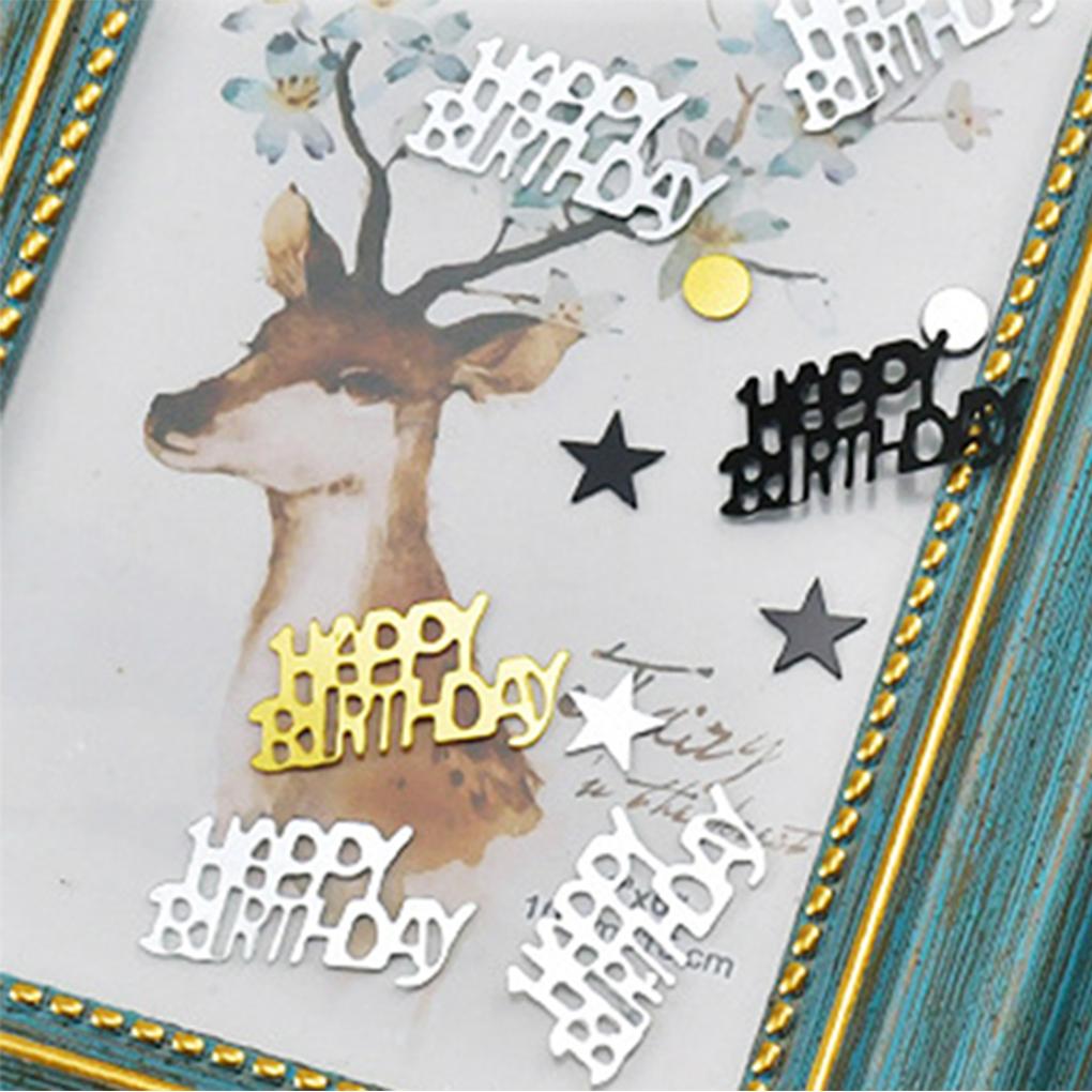 Geburtstagskonfetti Glitzerballon Kuchen Pailletten Elegantes Design Schöne Partyartikel Feier Schmuck Festival Dekoration