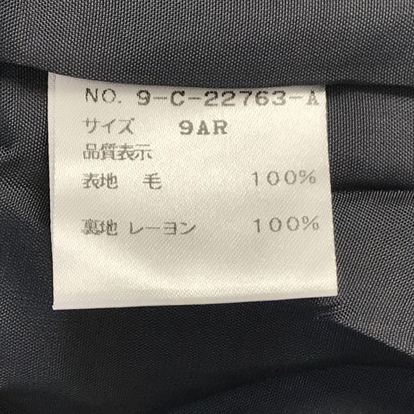 Made In Japan/M'S GRACY/Two-Piece Set Up/Knee-Length Skirt/Fully Lined/9AR/Gray/Floral Embroidery/Suit/Jacket