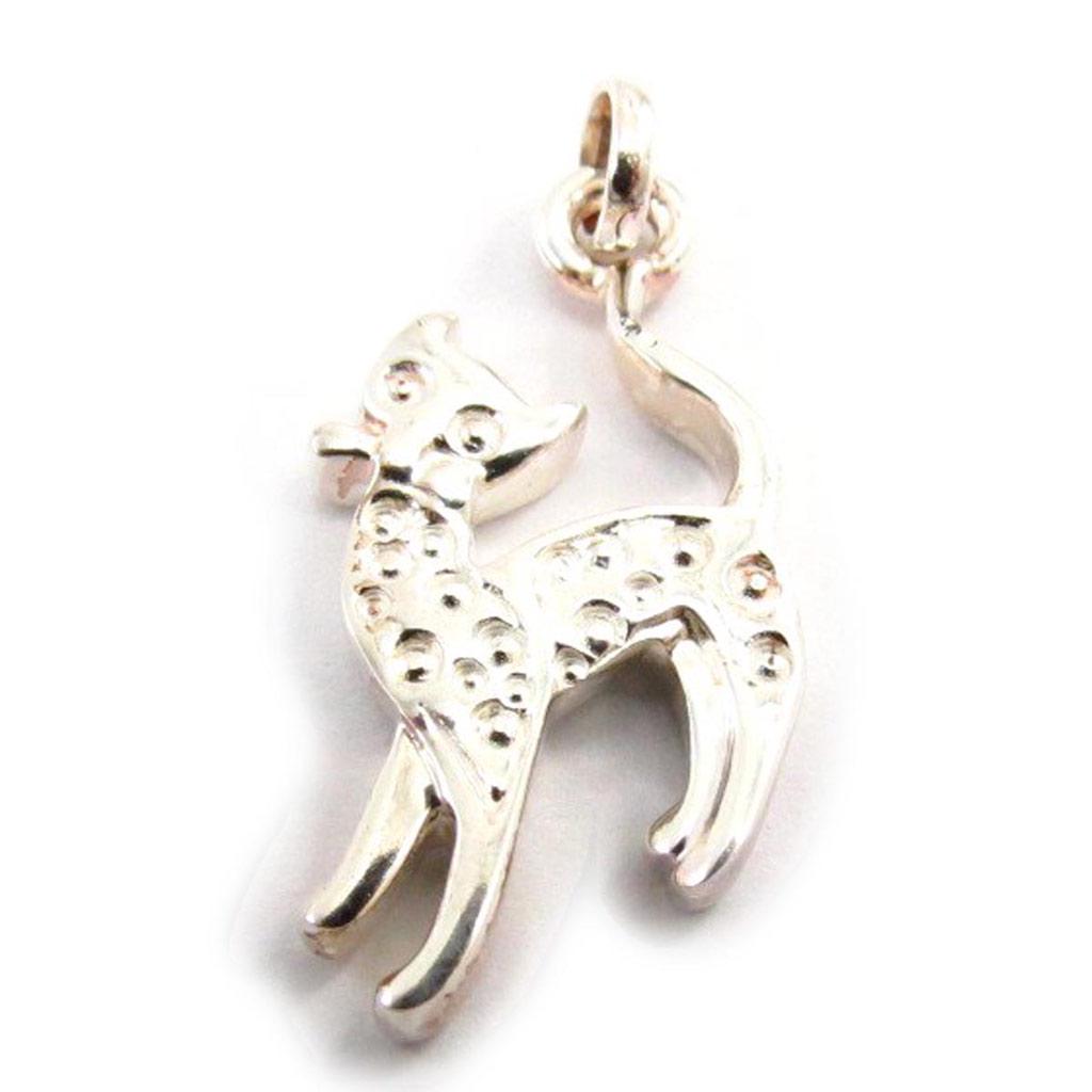 Les Trésors De Lily [C5646] - Pendentif Argent 'Chat'