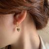 Female Star Niche Design High-end Trendy Temperament Heart Earrings