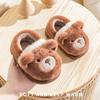 Baby Warm Cotton Shoes Autumn Winter New Boys Girls Cartoon Animal Cotton Slippers Non Slip Comfortable Soft Sole Plush Slippers