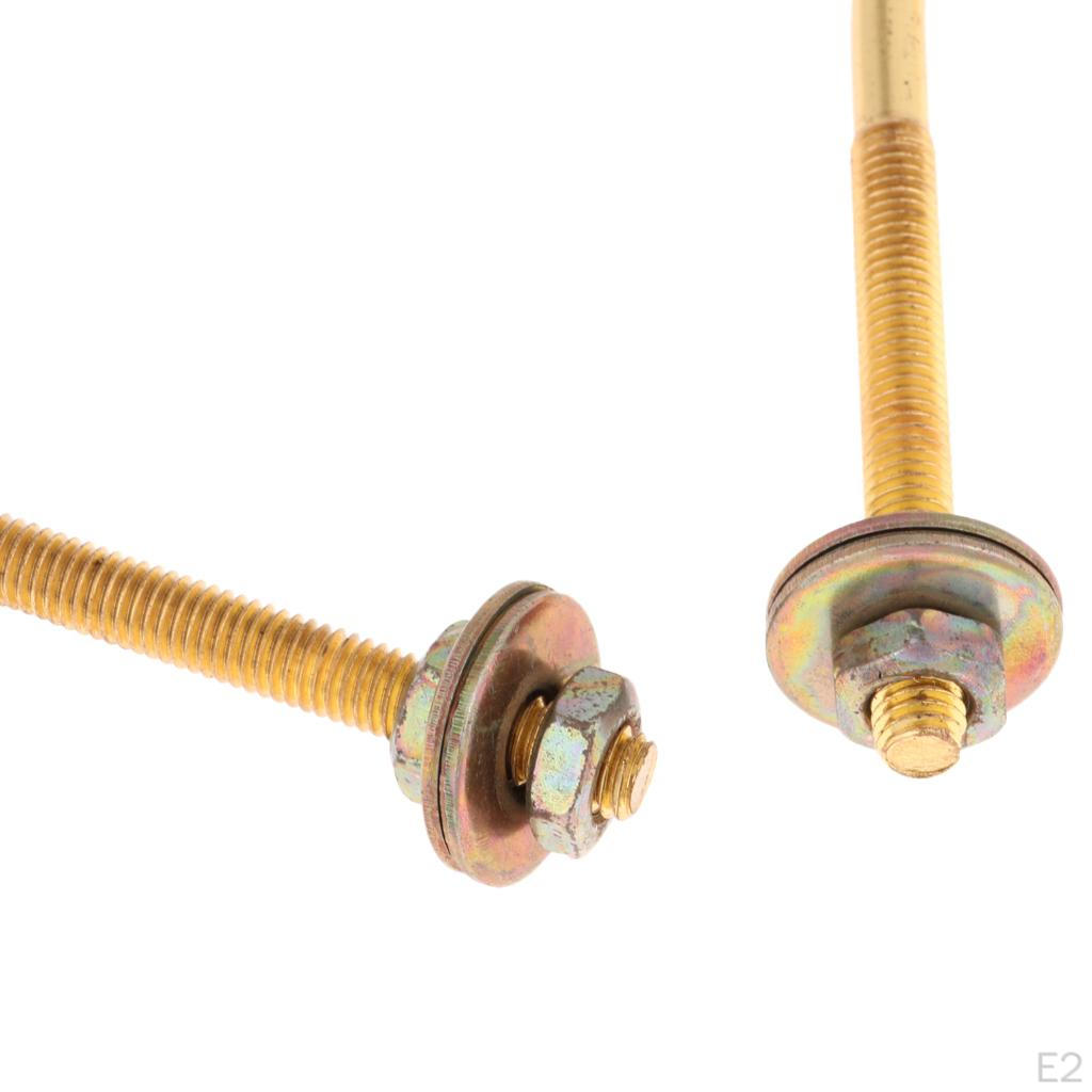 2pcs Heavy Duty Brass Hook Cue Hanger Table Bottom Mount