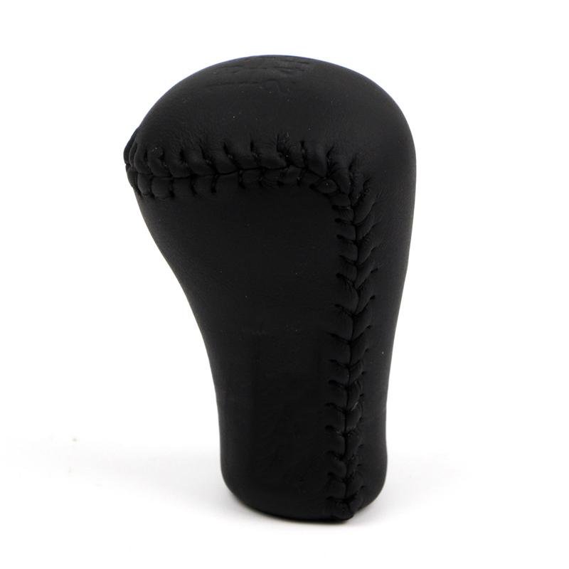 Car Interior Gear Shift Knob for Toyota Manual Handle Lever Stick Shifter Leather with Black / Red Stitch